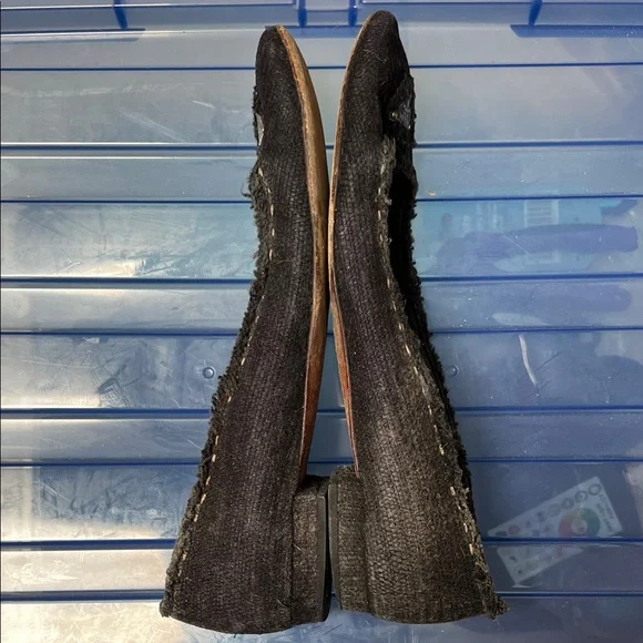 Prada Women's Black Denim Flats 38 - Picture 5 of 6